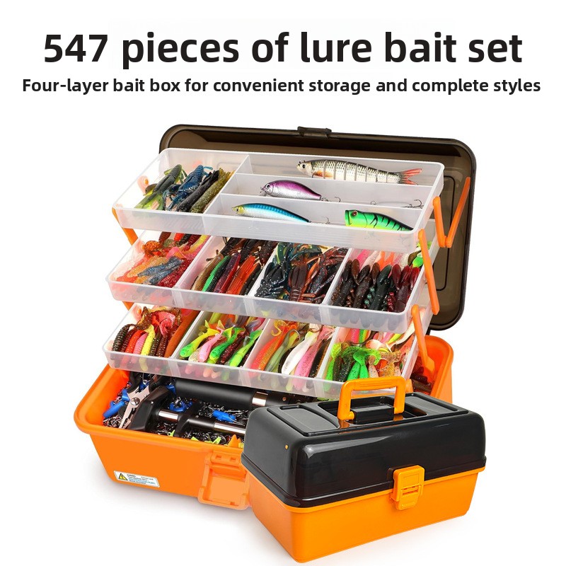 Fishing Hook - Large 4-Layer Outdoor Fishing Soft Lure