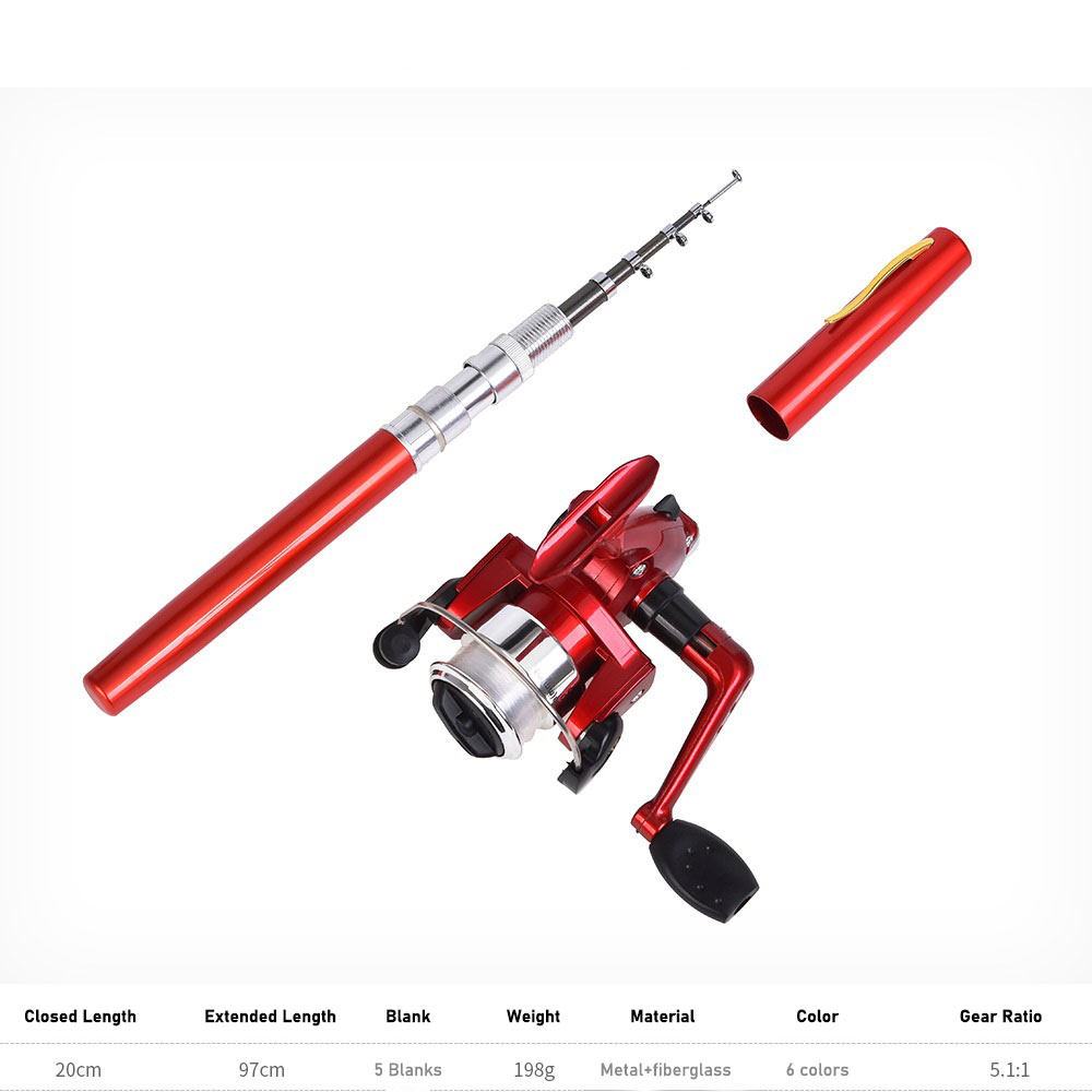 Mini Pen Shape Fishing Rod wit - đánh giá và giá Penn Reel Fierce