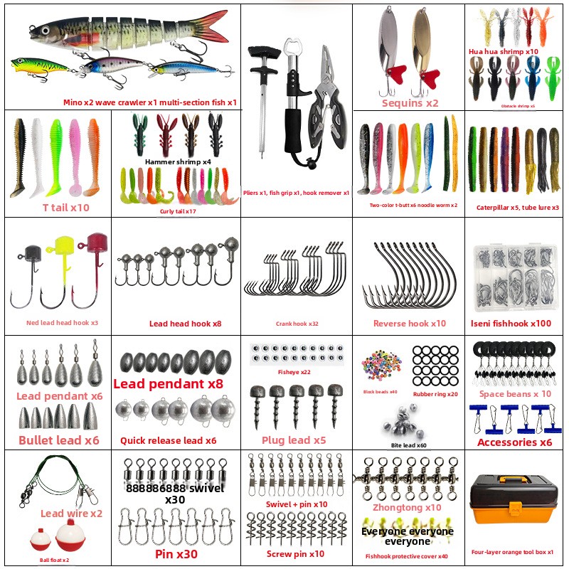 Large 4-Layer Outdoor Fishing  - đánh giá và giá Fishing Hook