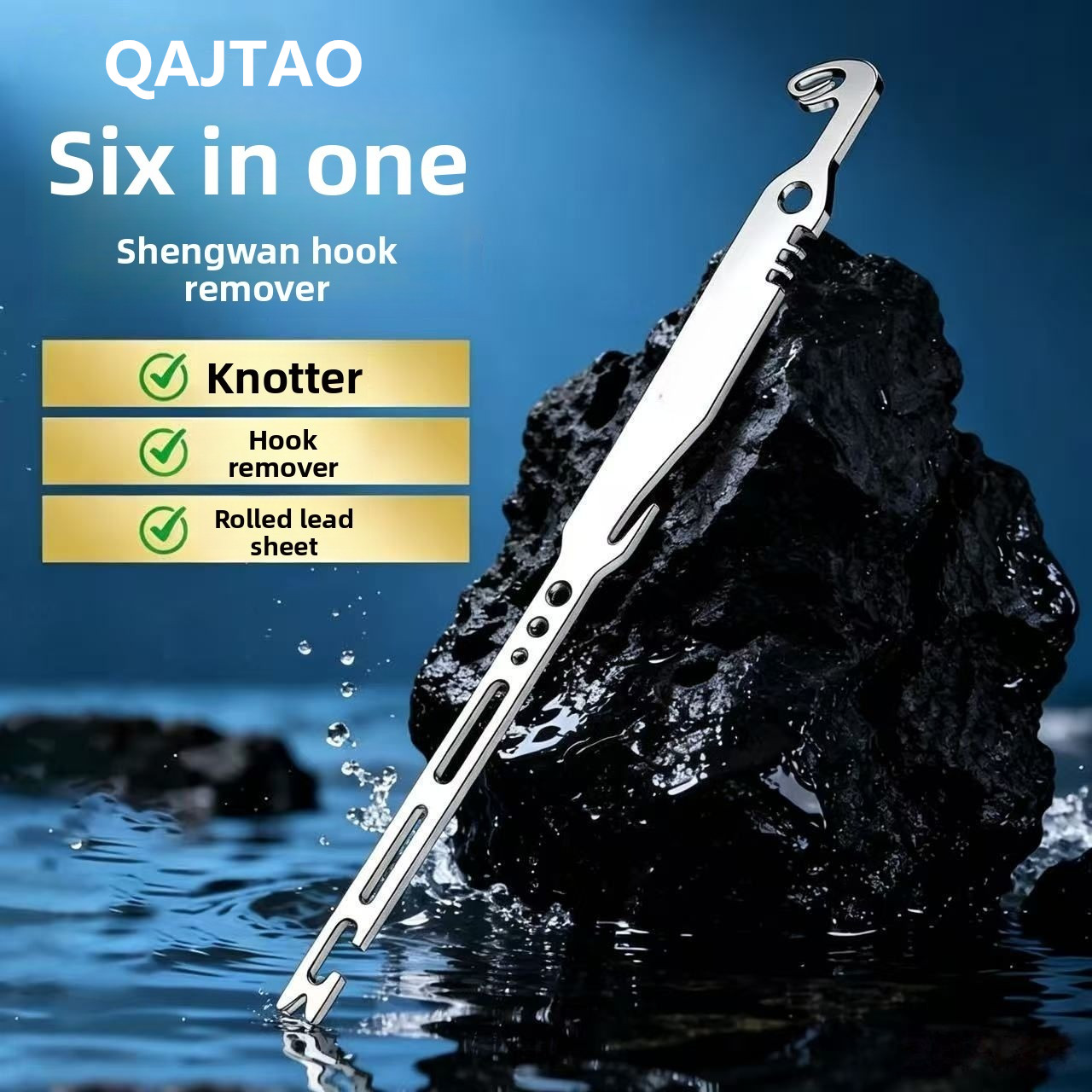 QAJTAO 4 Pieces 6-in-1 Stainle - đánh giá và giá Fishing Hook Remover